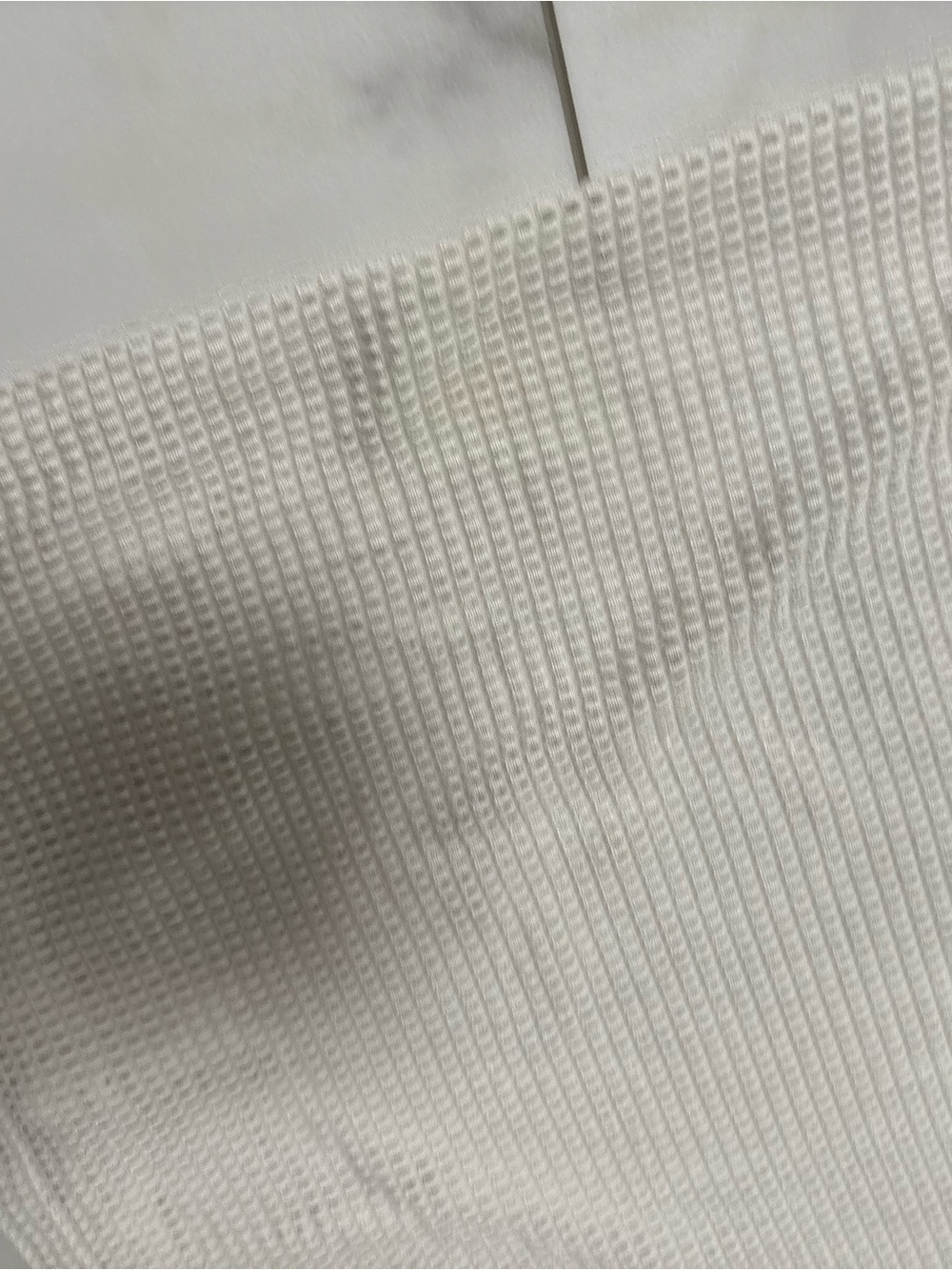 Ellen Weaver Women’s White Lightweight Waffle Knit Lounge Pants Size L - Picture 5 of 5